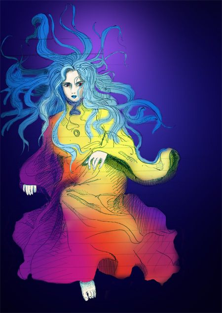 girl in water